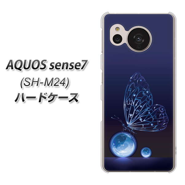 �A�N�I�X �Z���X7 SH-M24 �n�[�h�P�[�X �J�o�[ 418 �_��̒� �f�ރN���A UV���