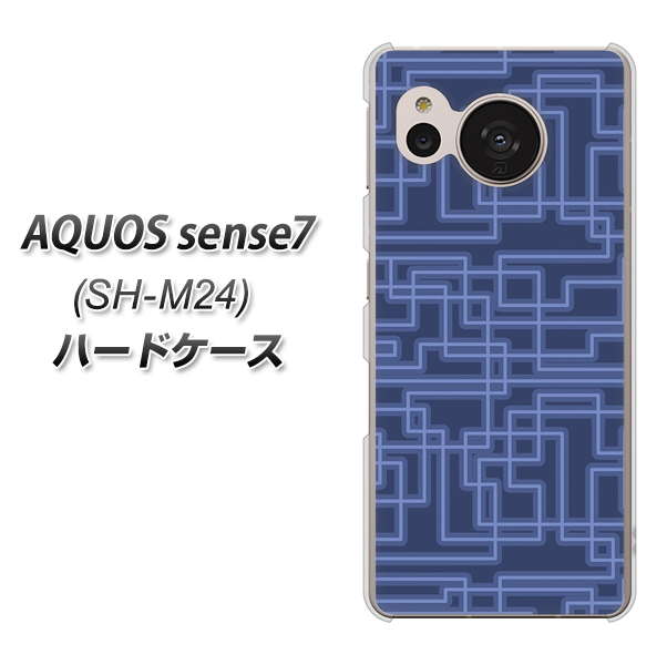 �A�N�I�X �Z���X7 SH-M24 �n�[�h�P�[�X �J�o�[ 569 �u���[���C�� �f�ރN���A UV���