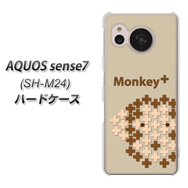 �A�N�I�X �Z���X7 SH-M24 �n�[�h�P�[�X �J�o�[ IA803 Monkey+ �f�ރN���A UV���