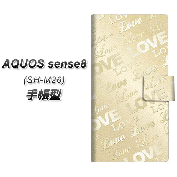 �A�N�I�X �Z���X8 SH-M26 �蒠�^ �X�}�z�P�[�X SC840 �G���{�X��LOVE�����N(�k�[�f�B�[�x�[�W��) UV��� ���J��