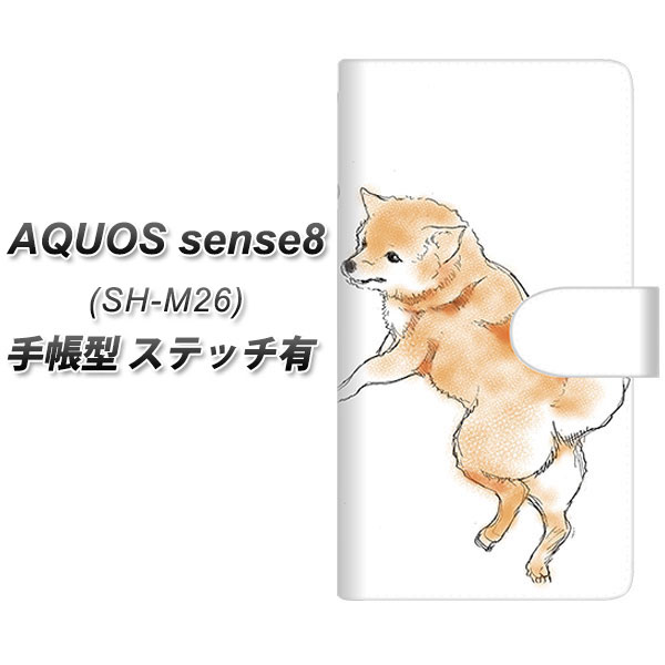 �A�N�I�X �Z���X8 SH-M26 �蒠�^ �X�}�z�P�[�X �y�X�e�b�`�^�C�v�z YD807 �Č�03 UV��� ���J��