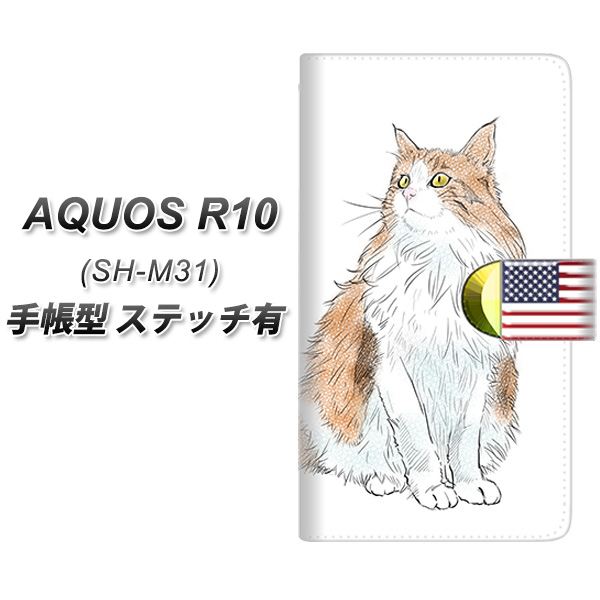 �A�N�I�X R10 SH-M31 �蒠�^ �X�}�z�P�[�X �y�X�e�b�`�^�C�v�z YE823 ���C���N�[��01 UV��� ���J��