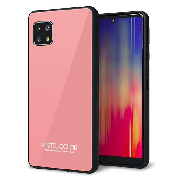 SHARP - SHARP  AQUOS SENSE 4 LITE SH-RM 15ケース付 楽天モバイル AQUOS sense4 lite SH-RM15 ケース カバー 背面 ガラス