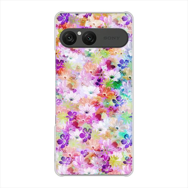 Xperia10VII SOG16 ハードケース カバー SC873 リバティプリント