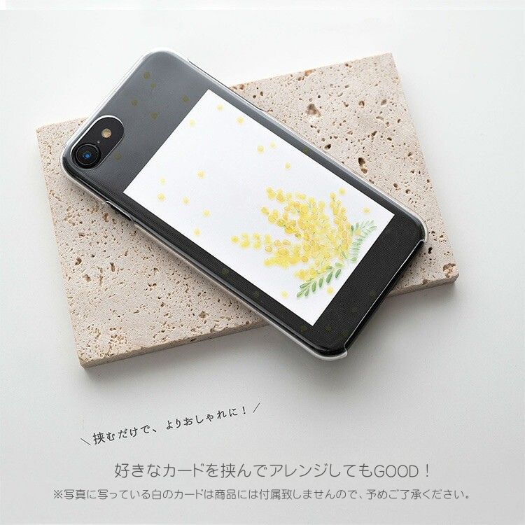  トミーUS限定ショルダー携帯スマホハードケース１点物 スマホケース 全機種対応 ハードケース HMストラップ付 ミモザ スマホ