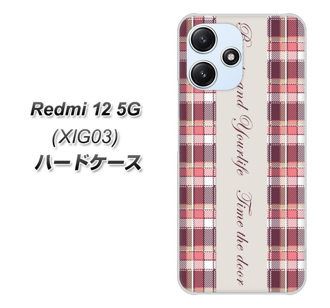 ���b�h�~�[12 5G XIG03 �n�[�h�P�[�X �J�o�[ 518 �`�F�b�N��besuty �f�ރN���A UV���