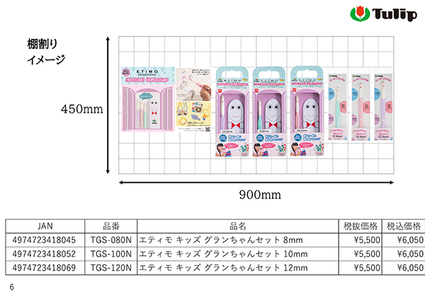 エティモ キッズ グランちゃんセット チューリップ 【KY】Tulip 初心者