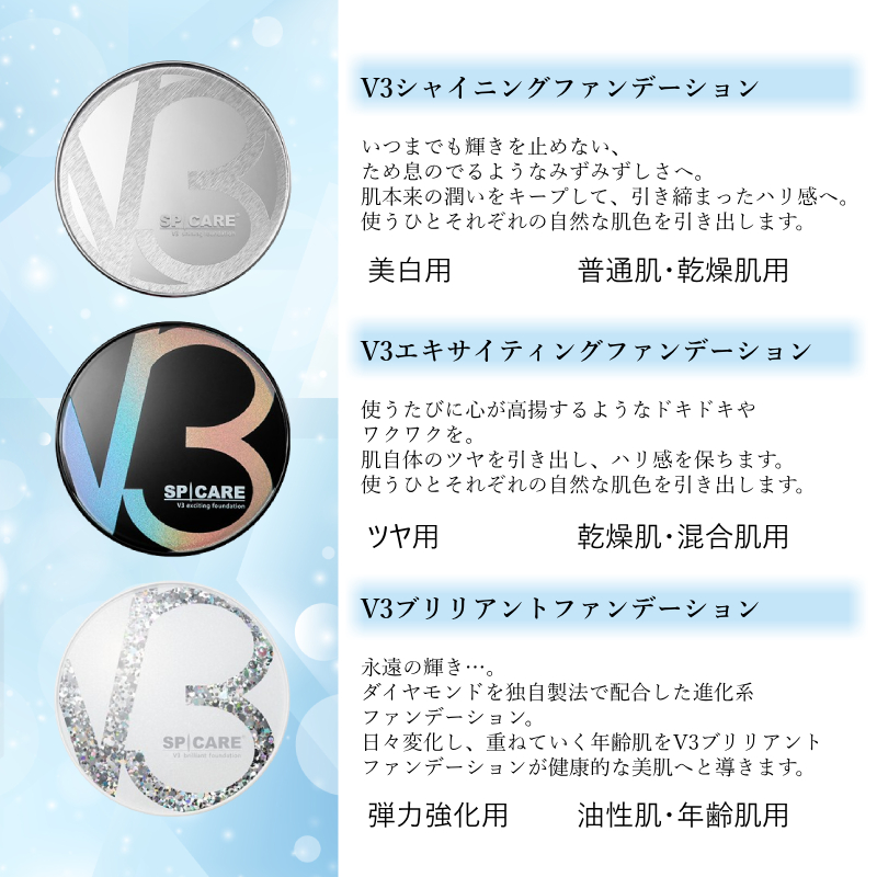 スピケア V3 ファンデーション