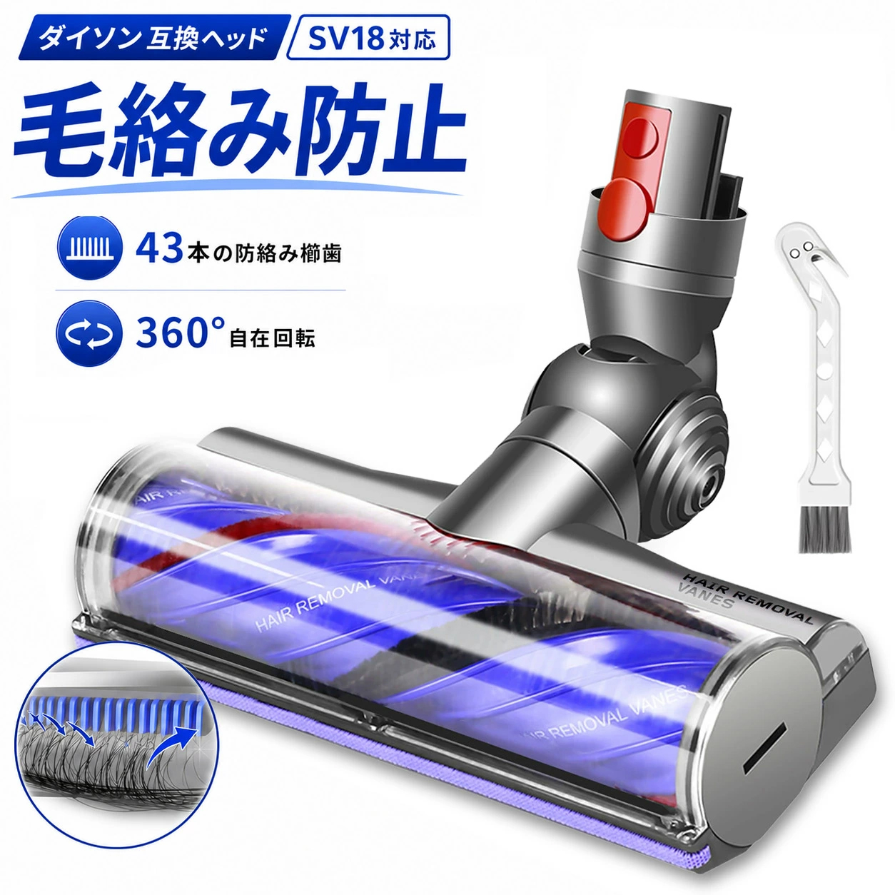 Dyson ダイソン 掃除機 ヘッド 互換品 互換ヘッド 交換 V12 Detect