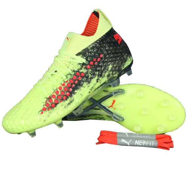 PUMA（プーマ） フューチャー 18.1 NETFIT FG/AG フィジーイエロー
