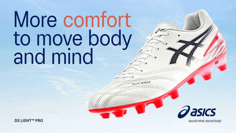 ASICS（アシックス） DSライト プロ ワイド ホワイト×フラッシュレッド