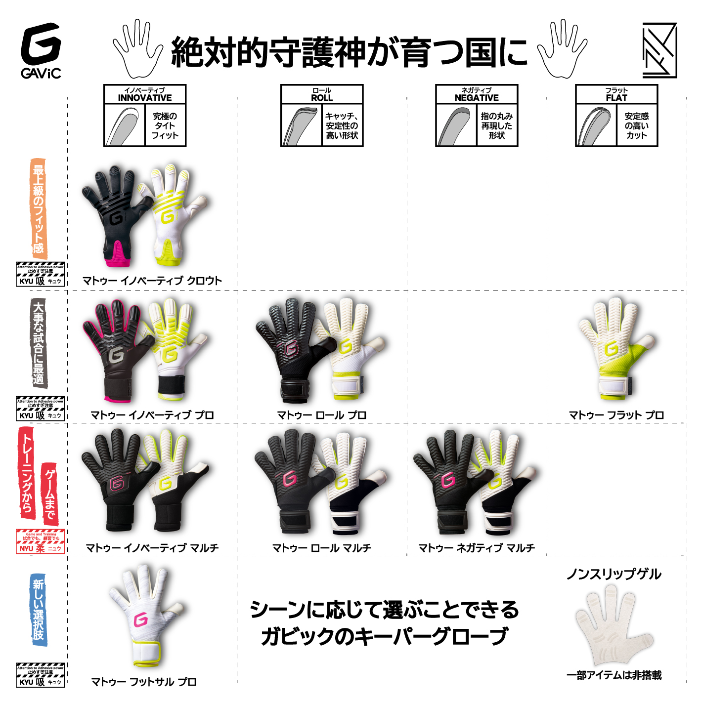 GAViC（ガビック） マトゥー ロールプロ ブラック×ピンク 【GAViC