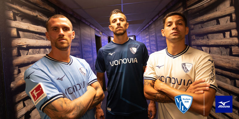 MIZUNO（ミズノ） VfLボーフム 22-23 ホーム 半袖レプリカユニフォーム