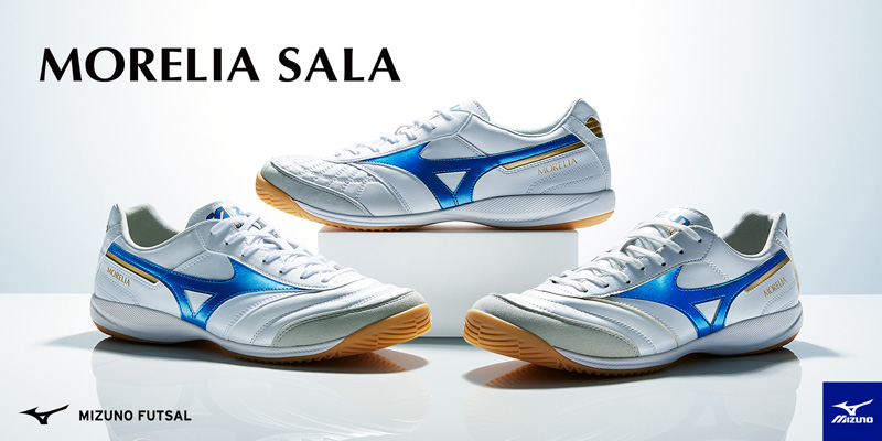 【美品】ミズノ モレリアSALA PRO IN 白×青 28cm MIZUNO ミズノ モレリア SALA PRO TF(ホワイト×グリーン