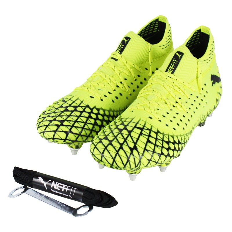 PUMA - プーマ K) フューチャー 4.1 NETFIT FG/A イエローアラート PUMA フューチャー 4.1 NETFIT LOW FG/AG イエローアラート