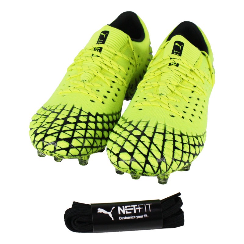 PUMA フューチャー 4.1 NETFIT LOW FG/AG イエローアラート