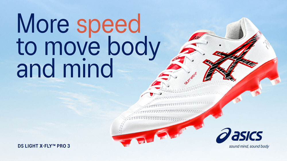 ASICS（アシックス） DSライト X-FLY PRO 3 ホワイト×フラッシュレッド