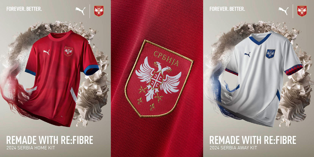 PUMA（プーマ） セルビア代表 2024 ホーム 半袖レプリカユニフォーム