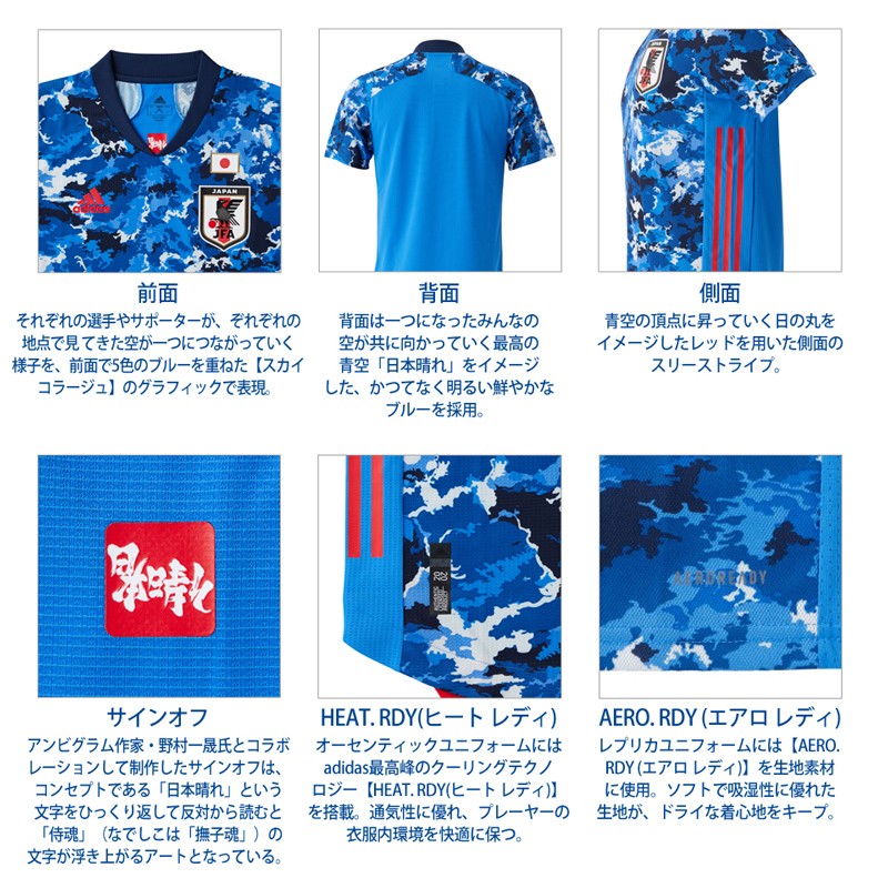 adidas サッカー日本代表 突破記念ユニフォーム ホーム レプリカ