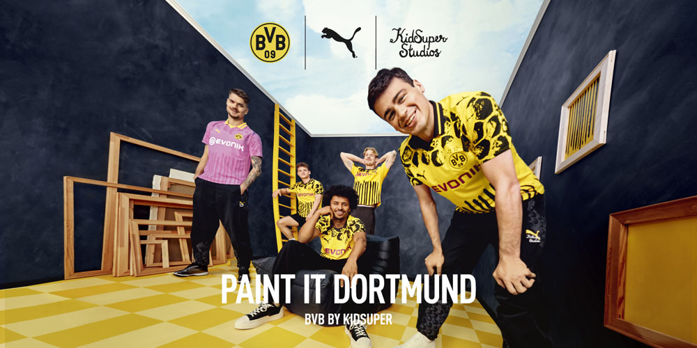 PUMA（プーマ） ドルトムント × KIDSUPER 半袖レプリカユニフォーム