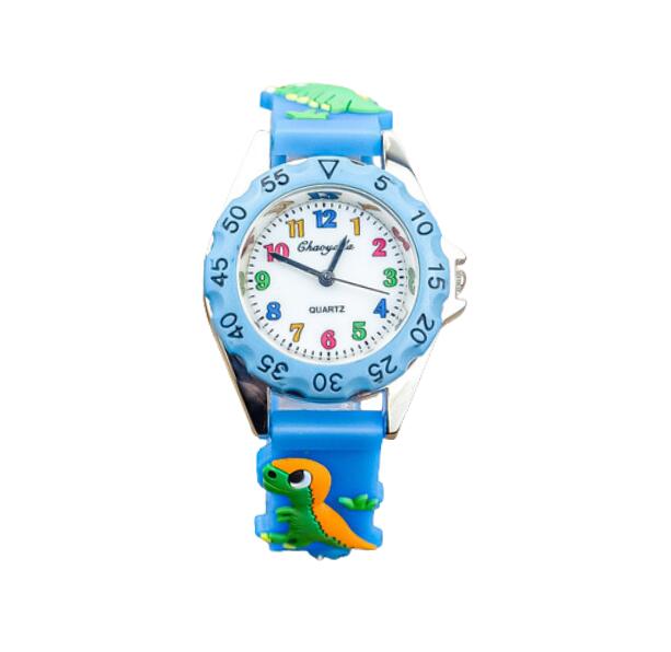 子供用 恐竜 アナログ 腕時計 キッズ用 ウォッチ  スポーツ ブラック 新品 ダイナソー 動物 こども 子ども 知育 時計 自転車 通学 シリコン 小学生 中学生 | ブランド登録なし | 02