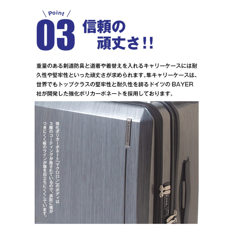 [世界一の静かさ]剣道防具キャリー「隼　-Hayabusa- Ver 2.0」【防具袋 キャリーケース 送料無料】
