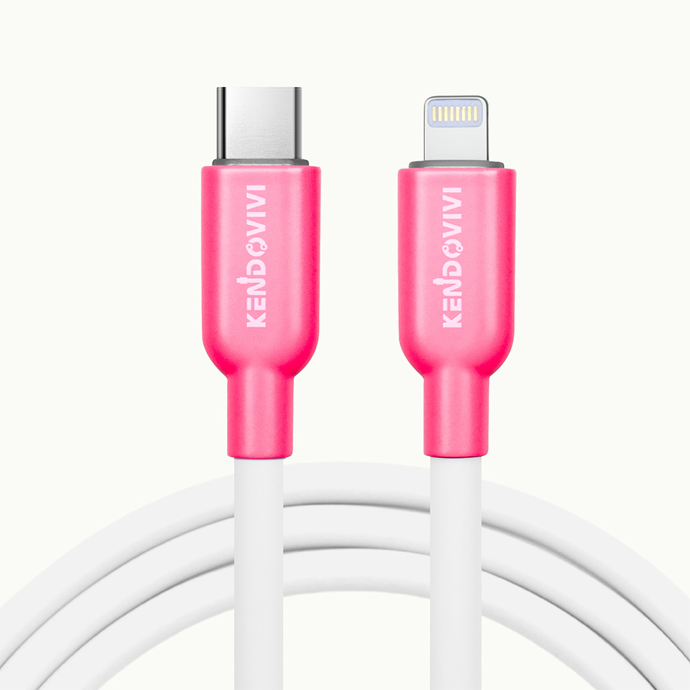 爆買 【2点目半額】シリコン iPhone 充電ケーブル PD27W 急速充電 太め 柔らか 絡まないタイプC ライトニング 純正品質 0.25m/0.5m/1m/1.5m/2m C to Lightning | iPhone | 12