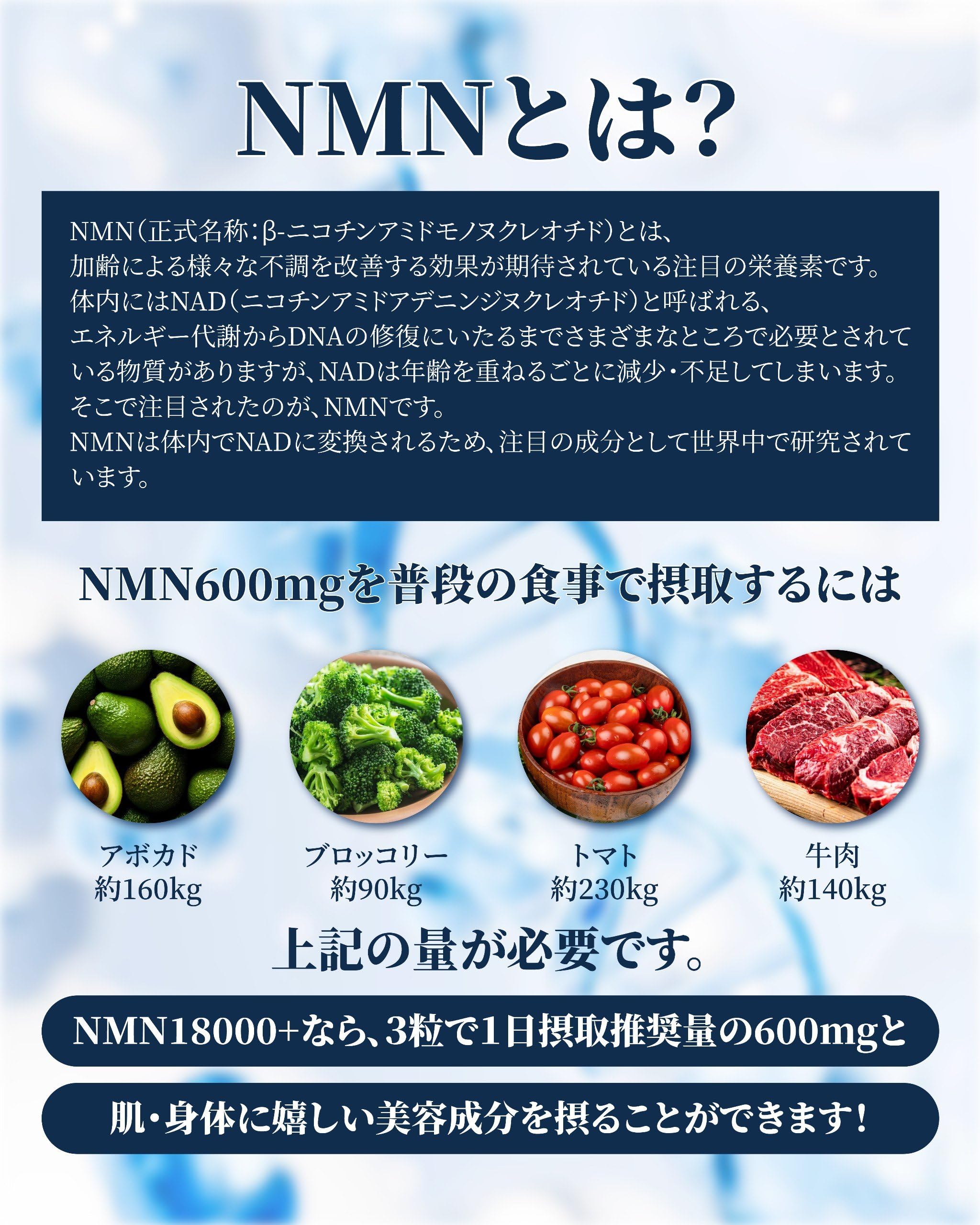 KIRA LABO NMN18000+ 90粒 2本セット : 健康な髪ドットコム - 通販