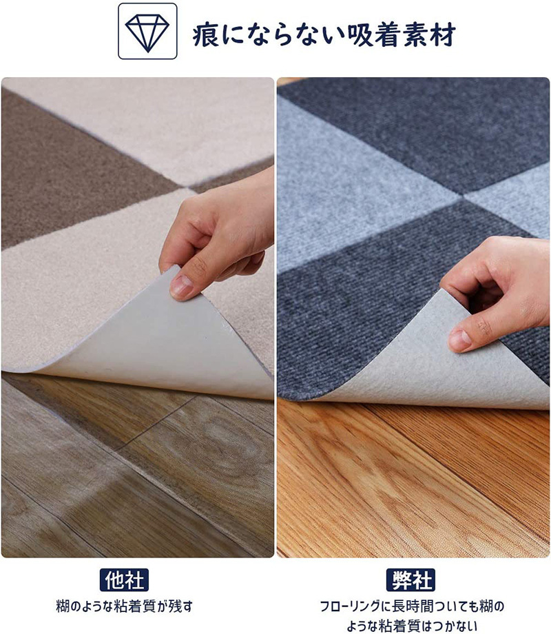 30*30cm ジョイントマット 30枚セット 約1.6畳 タイルカーペットカーペット ペット用 ペット/高齢者の滑り止め対策 ずれない 防音 洗える  :addm2002:CASE BY CASE一号店 - 通販 - Yahoo!ショッピング