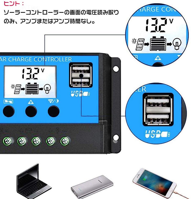 ソーラーチャージャーコントローラー 30A 12V/24V LCD 液晶 電流ディスプレイ 充電 ソーラーコントローラ デュアル USB付き バッテリレギュレータ 過負荷保護 :addm898:CASE BY CASE一号店 - 通販 - Yahoo!ショッピング ソーラーチャージャーコントローラー 30A 12V/24V LCD 液晶 電流ディスプレイ 充電 ソーラーコントローラ デュアル USB付き バッテリレギュレータ 過負荷保護 :addm898:CASE BY CASE一号店 - 通販 - Yahoo!ショッピング