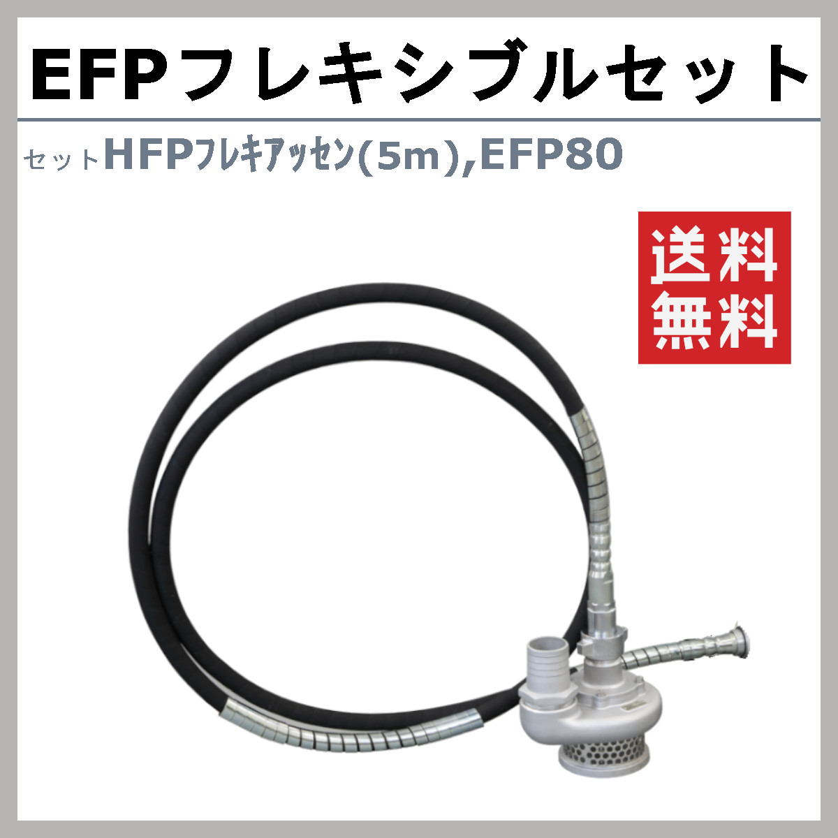 EXEN（エクセン） セット商品 フレキポンプ EFP80 フレキ5m