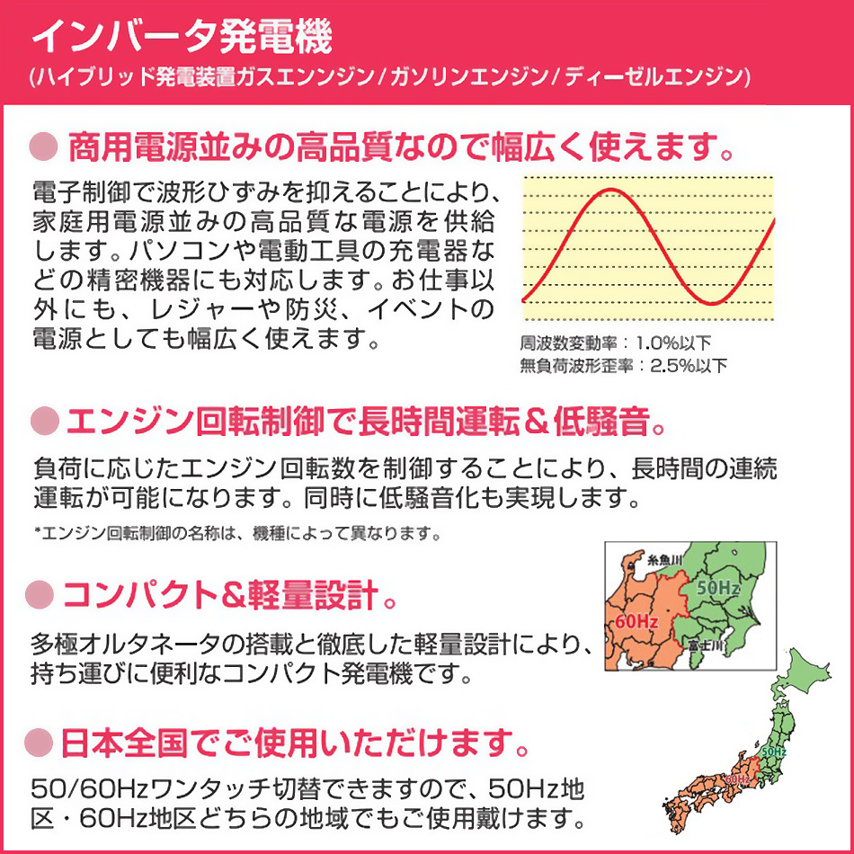 デンヨー 発電機 GE-900B2 カセットボンベ 単相 2線式 0.9kva 900va ガスエンジン発電機 ガス発電機 カセットボンベ 車輪付き キャリー式 ガスエンジン｜kenki-land｜09