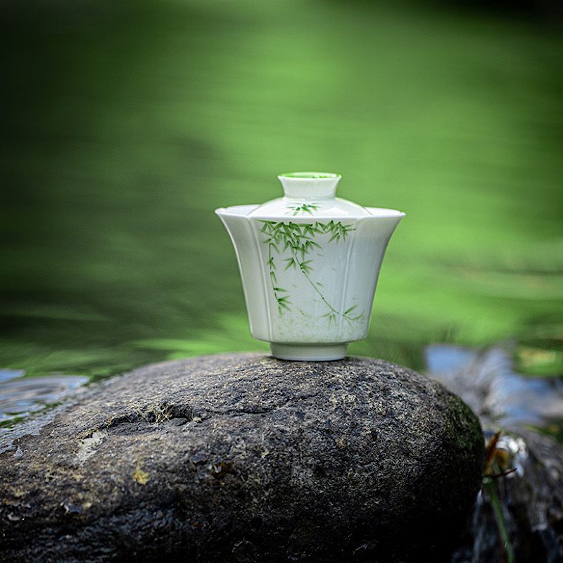 新作】「手描き蓋碗」中国高級茶器 景徳鎮産「竹」 蓋碗 陶磁器 箱入り 中国茶器 台湾茶器 烏龍茶 台湾ウーロン茶 : 318 : Life  Style MIYABI - 通販 - Yahoo!ショッピング