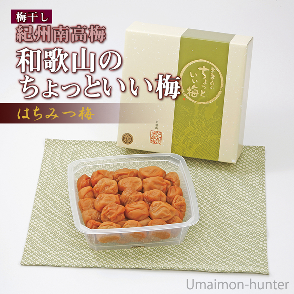 和歌山のちょっといい梅 はちみつ仕込み（塩分約5％）700g×1箱 濱田
