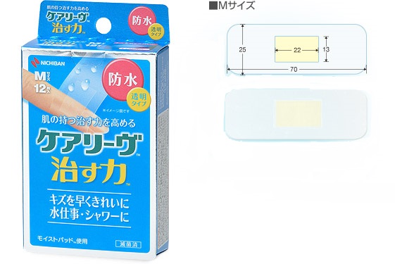 NICHIBAN ニチバン ケアリーブ 治す力(M/L/LLサイズ) 防水 NICHIBAN ニチバン ケアリーブ 治す力(M/L/LLサイズ) 防水
