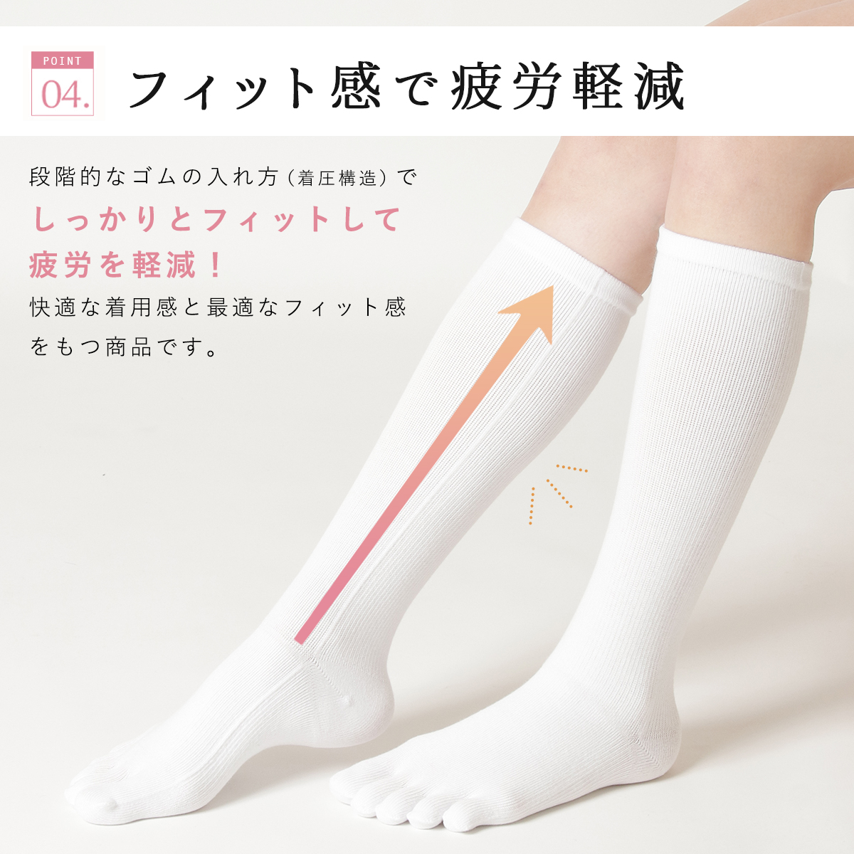 究極5本指 強圧 着圧ソックス 着圧ストッキング 5足セット 日本製