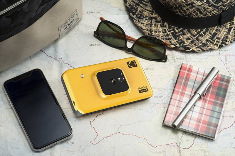 超特価sale開催 インスタントカメラプリンター コダック Kodak 即配 イエロー グレー 2 Combo Shot Mini その他プリンター ラッピング なし Proksi Si