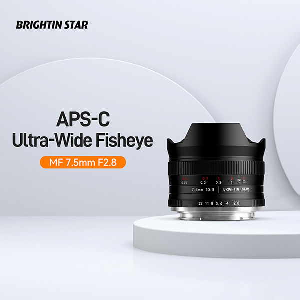 即配 (KT) Brightin Star 7.5mm F2.8 Fish-eye ソニーEマウント 交換