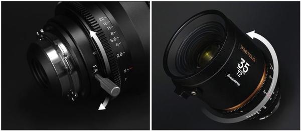 レンズ(ズーム) Canon  EF-M 18-150mm F3.5-6.3 IS STM 取寄 (SJ) Proteus 2X Anamorphic 2Lens Bundle Blue 45mm+85mmセット