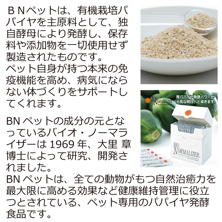BNペット効果について