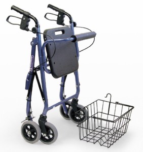 【中古】シルバーカー　歩行器／手押し車　カワムラサイクルKW41 carts109_2-big.jpg