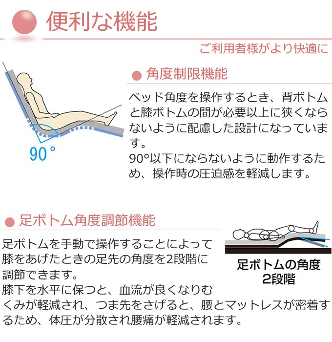 パラマウントベッド 介護ベッド 楽匠フィーズ FeeZ 3モーター
