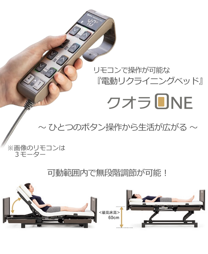 パラマウントベッド（PARAMOUNT BED） 介護ベッド クオラONE 電動