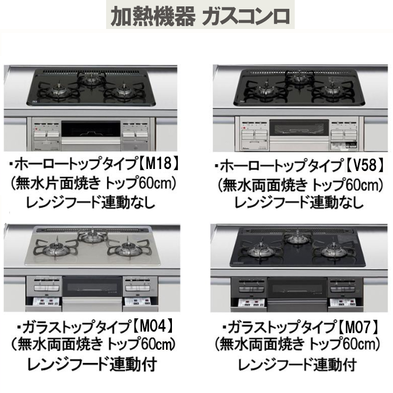 LIXIL リクシル システムキッチン シエラS トレーボードプラン 壁付け 
