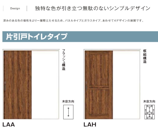 ラシッサDヴィンティア 上吊片引きトイレタイプ LAA(1220・1320・1420