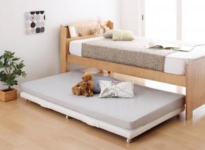 親子ベッド 薄型軽量ポケットコイルマットレス付き 下段ベッド シングル ショート丈