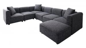 コーナーソファ レイアウト自由自在大型L字モダンデザインコーナーソファ ソファ 幅250cm(82066円)