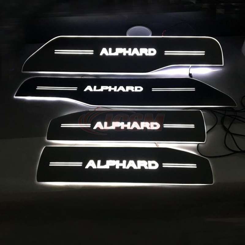 アルファード JCSM ステップガード LED サイドスカッフプレート トヨタ