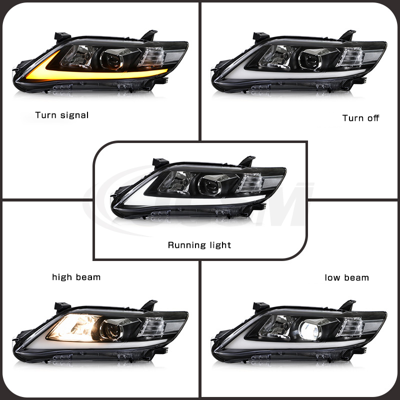 トヨタカムリ 2009-2011年 LEDデイライト LEDシーケンシャルフロント