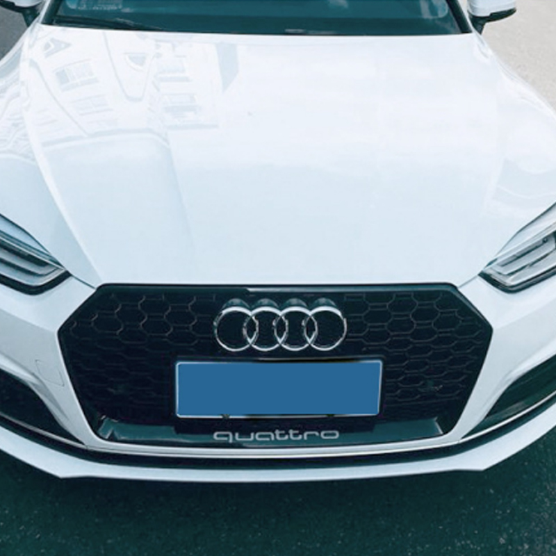 Audi アウディ A5 RS5シルバー フレーム ブラックメッシュ